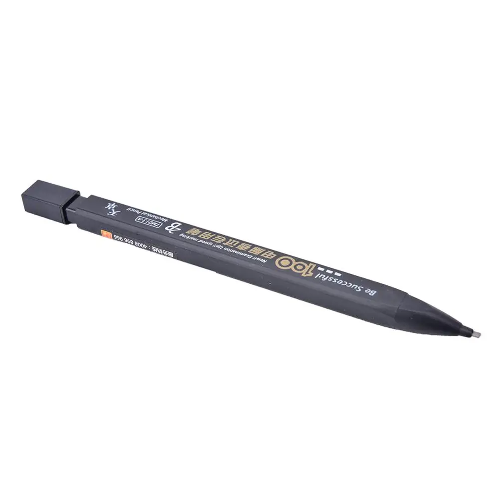 2B свинцовый Держатель автоматический механический чертежный карандаш для рисования тестовый свинец - Цвет: Темно-серый