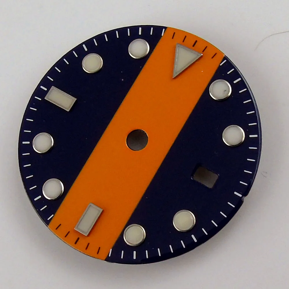 

28.5mm Sterile Watch Dial Watch Date Window Fit For Miyota 8215 821A 8205 Movement