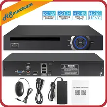 32CH 5MP 1080P 8CH 4K CCTV H.265 NVR DVR сетевой видеорегистратор Onvif для систем ip-камер 2 SATA XMEYE P2P Cloud