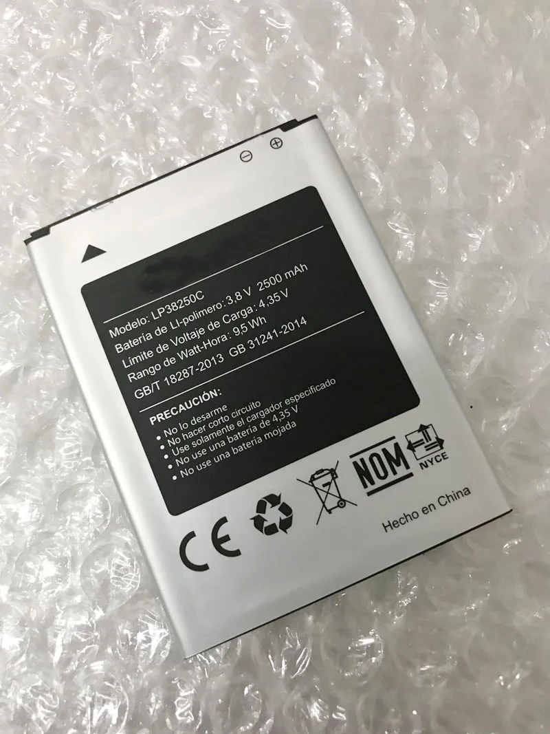 3,8 V 2500 мАч/9.5Wh LP38250C Замена Батарея для Hisense sero 5 HS-U980 Hisense Infinity F20 акумуляторная батарея литий-полимерная батарея