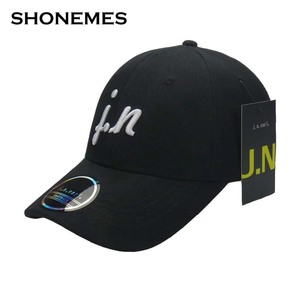 Модная бейсбольная кепка J.N Snapback для мужчин и женщин, Уличная Хип-Хоп Кепка с вышивкой, летняя Регулируемая Спортивная Кепка с застежкой сзади