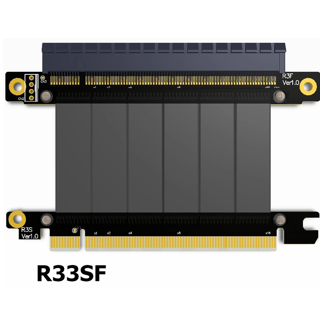 PCI-E X16 3.0 Riser Extension Cable - PCI Express 16x Extender Ribbon Line Gen3.0 (GTX R33SL/R33SF/R33SR) 60cm Description Image.