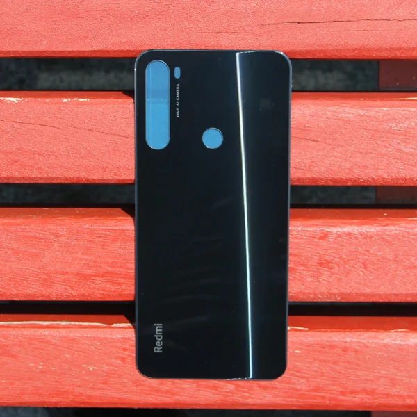 Чехол Xiao mi Xiaomi mi со стеклянной батареей для задней крышки телефона Xiao mi Red mi Note8 Note 8+ инструмент - Цвет: Black