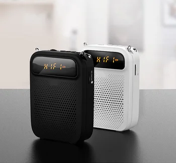 

5W Voice Amplifier Portable Mini Sound-Amplifying Music Playing Wired Microphone Headset and Waistband 2000mAh Battery
