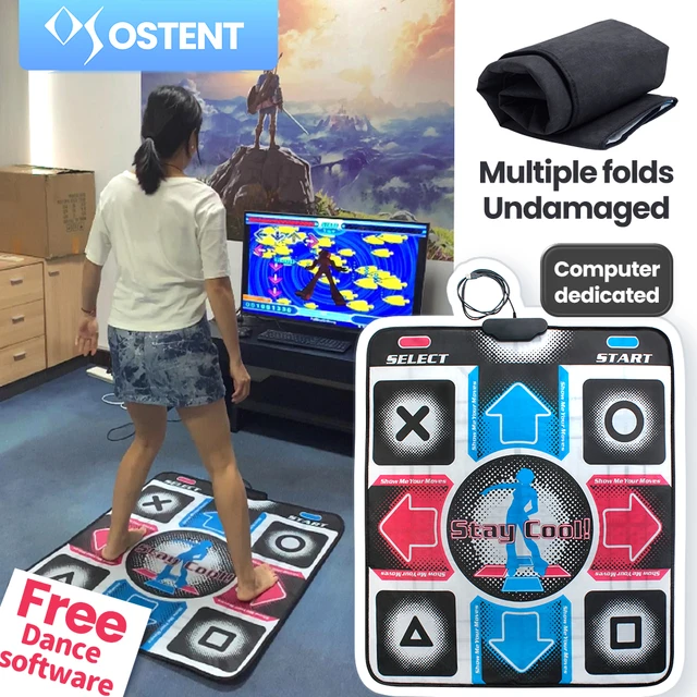 OSTENT-alfombrilla de baile antideslizante USB, manta de pie para PC,  portátil, videojuego, deportes familiares, juego de detección de movimiento  - AliExpress