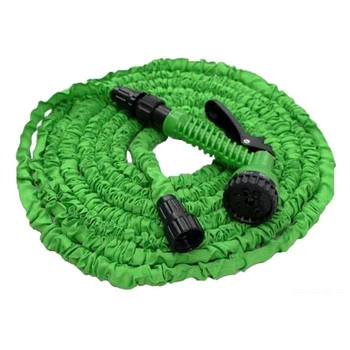 

Garden Hose With A Spray Gun Nozzle And An Adapter 100 FT 30 M Latex Expanding Flexible Garden Water Hose Pipe W/Spray Nozzle