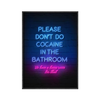 Line for the Bathroom - Neon Demon Print Collection  7