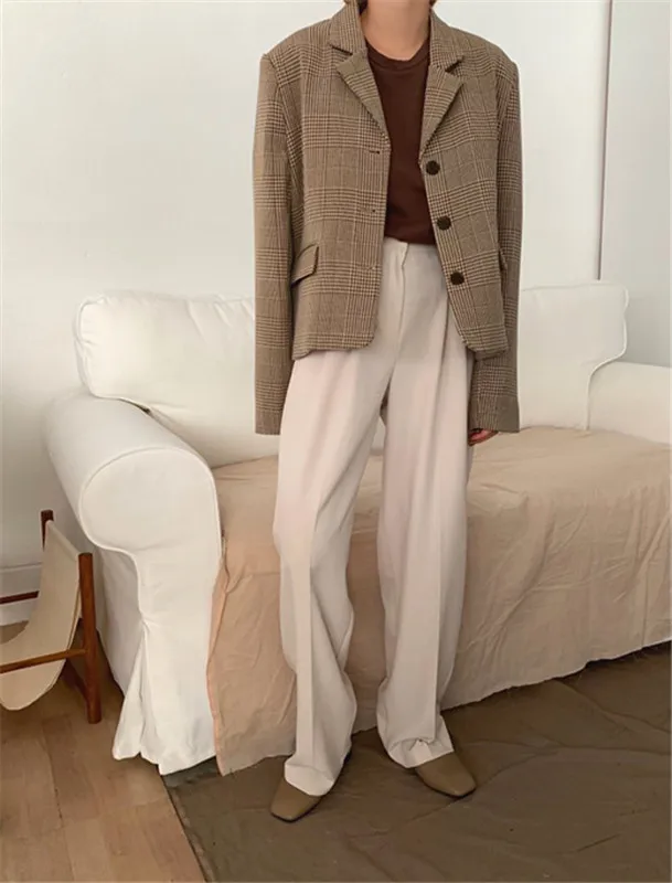 South Korea CHIC Simple Loose-Fit Handsome Trend Casual Suit Jacket