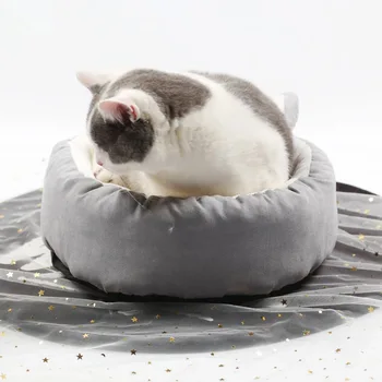 

Pet Nest Kennel Cat Nest Winter Plush Cat Sleep Pet Supplies Soft Dog Bed Washable plush Kennel Deep Sleep Dog House Cute nest