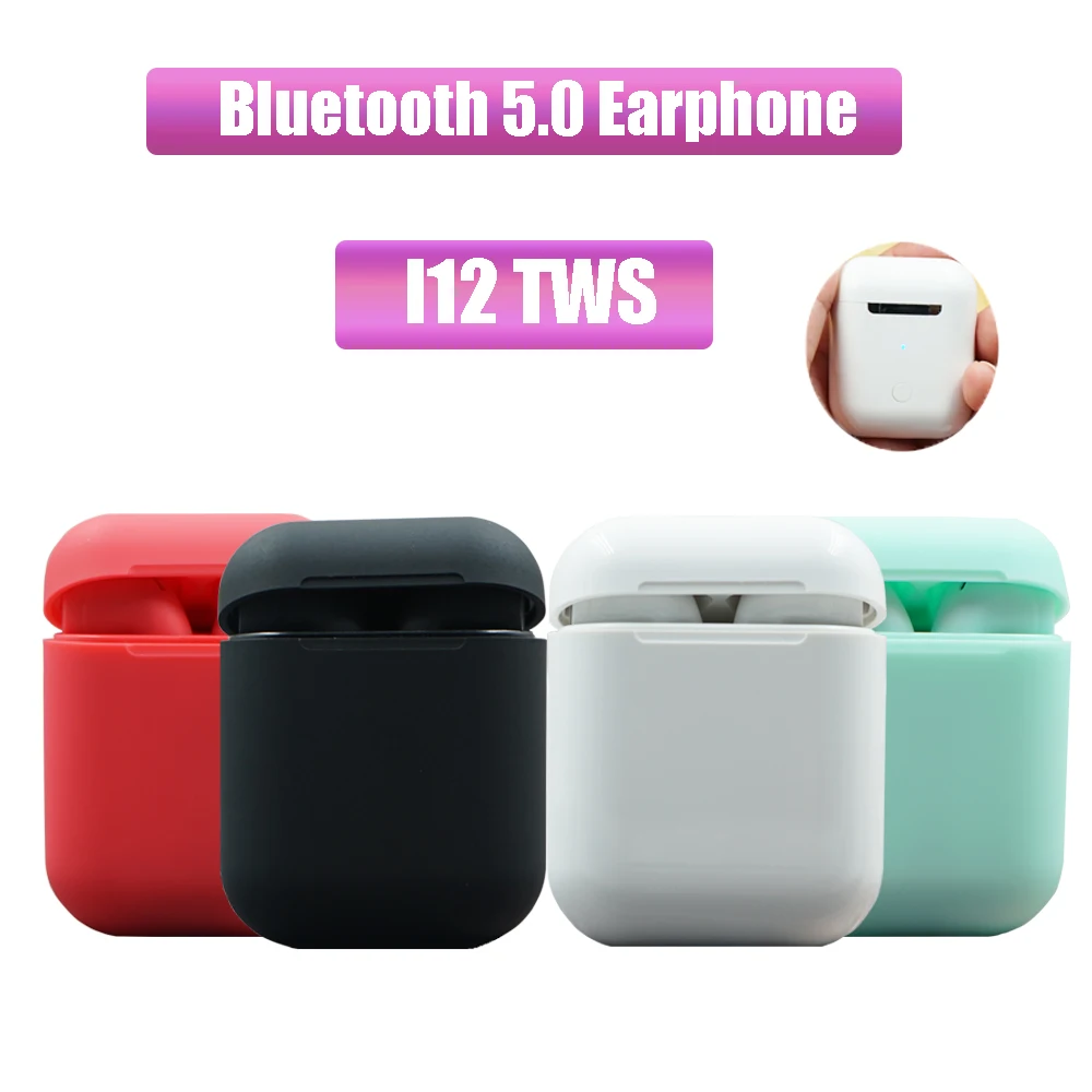 

Matter i12 Tws Bluetooth 5.0 Original Earphone Wireless Headphone Headset Touch Control Earpiece Earbuds Sport Stereo Pop up
