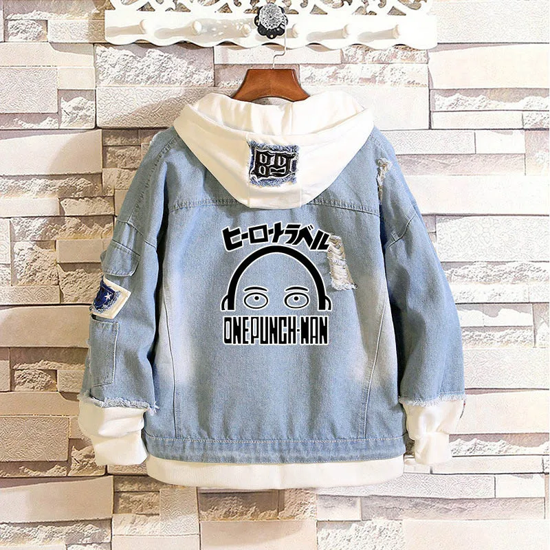 Cosroad-One-Punch-Man-Denim-Jacket-Saitama-Cosplay-Jeans-Coat-Men-Women-Hooded-Denim-Zipper-Hip