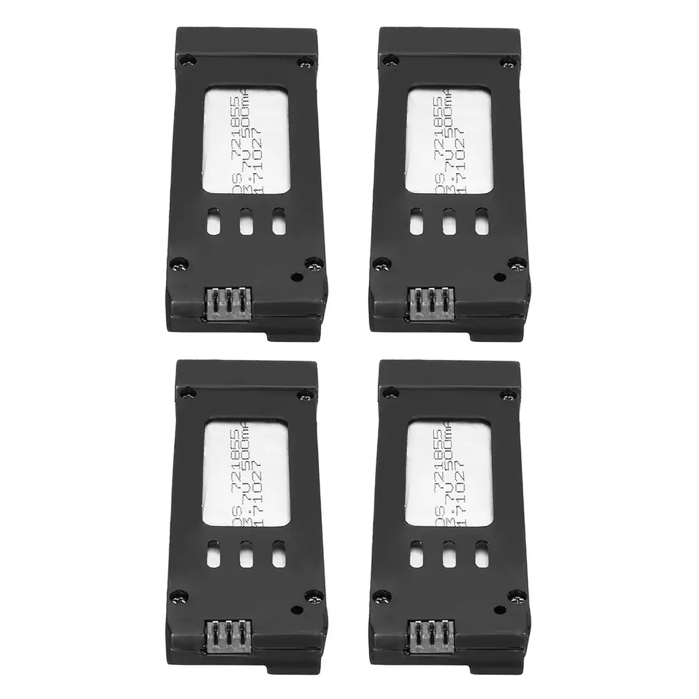 4pcsNew E58 Wifi Fpv Rc Quadcopter Components 3.7 V 500 Mah Lipo Battery Replacement For Racing Racer Accs Camera Drone | Игрушки и