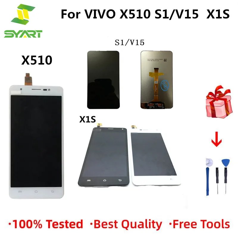 Сенсорный экран для VIVO S1 V15 X1S X510 ЖК-дисплей кодирующий преобразователь