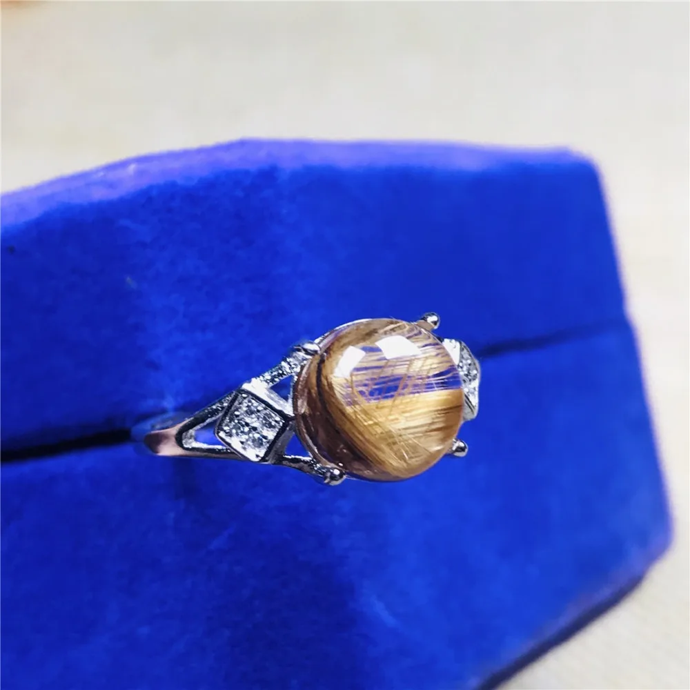 Gold Rutilated Ring (125)