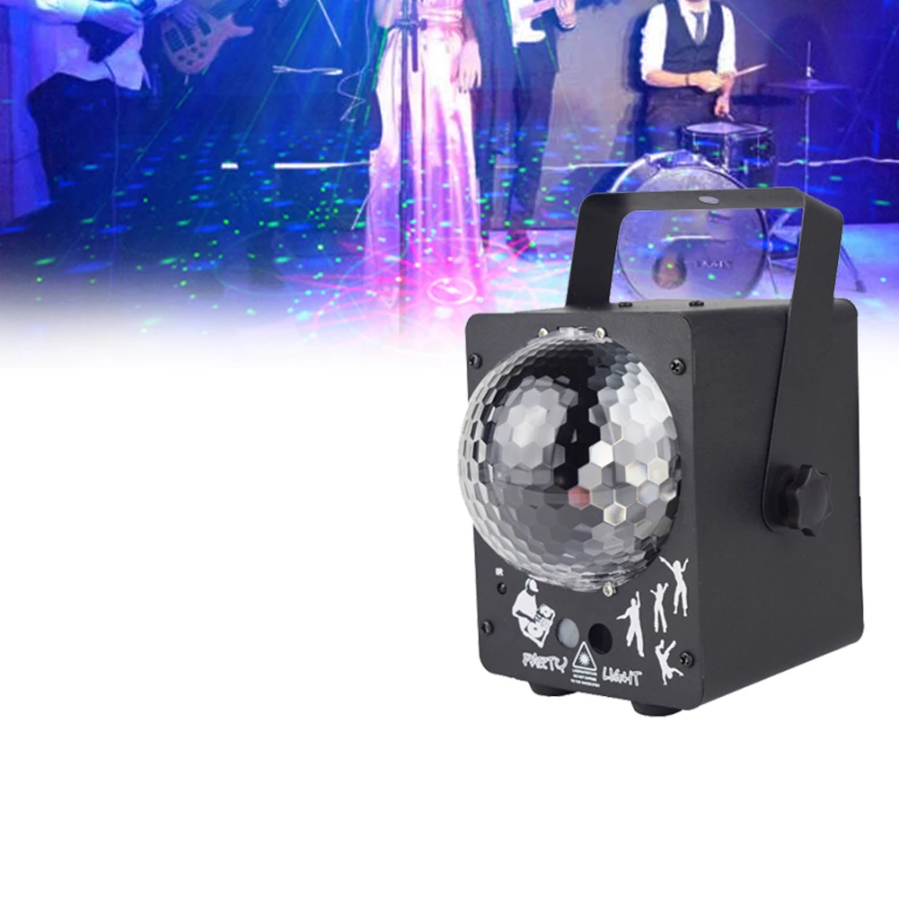 Holiday Disco RGB Magic Ball 60 Patterns Remote Control Effect Lamp DJ Projector Stage Light Bar Led Party KTV