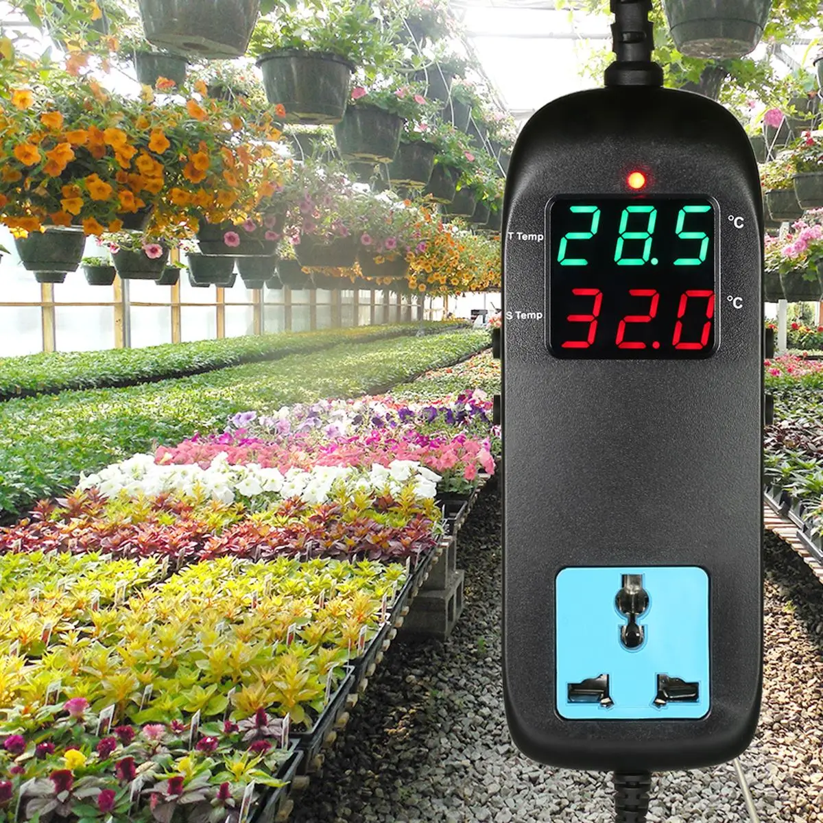 Электронный Термостат умный цифровой дисплей регулятор температуры UK Plug
