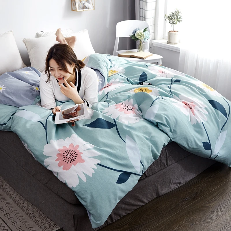 style3 Пододеяльник в деревенском стиле, хлопок, пододеяльник на молнии, королева, король, не выцветает, не садится - Цвет: style3