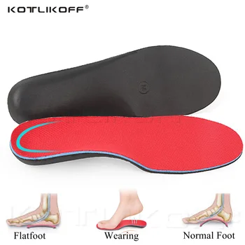 

KOTLIKOFF Unisex EVA Orthopedic Insoles For Fasciitis Pain Foot Arch Support Orthotic Insoles Breathable Sport Shoe Cushion Pad