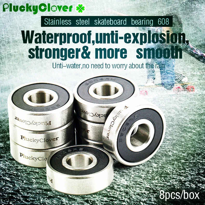 Stainless Steel Anti Water Bearing Stainless Steel Skateboard Bearing