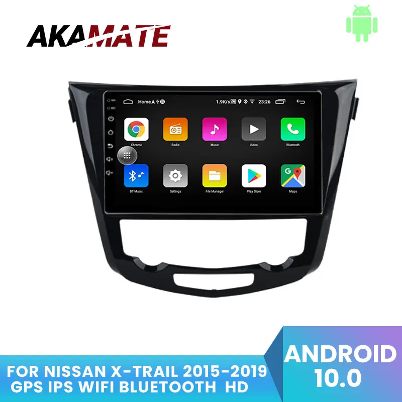 Автомагнитола AKAMATE 2DIN автомобильный мультимедийный плеер для Nissan x-trail 2015-2019