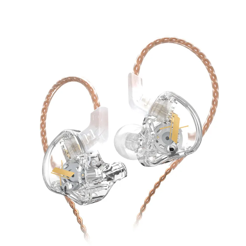 KZ EDX Earphones 1 Dynamic HIFI Bass Earbuds In Ear Monitor Headphones Sport Noise Cancelling Headset 