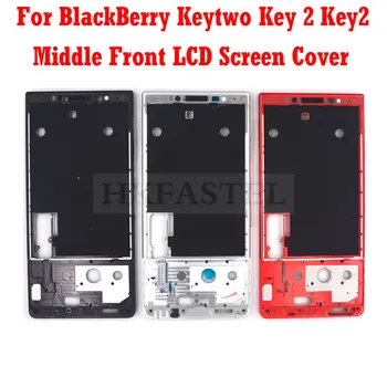 

Key2 Original Front Frame Screen Supporting Cover For BlackBerry keytwo Key 2 Mobile Phone Front Middle LCD Display Housing case