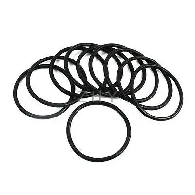 

10Pcs 62mm x 54mm x 4mm Mechanical Rubber O Ring Oil Seal Gaskets Black