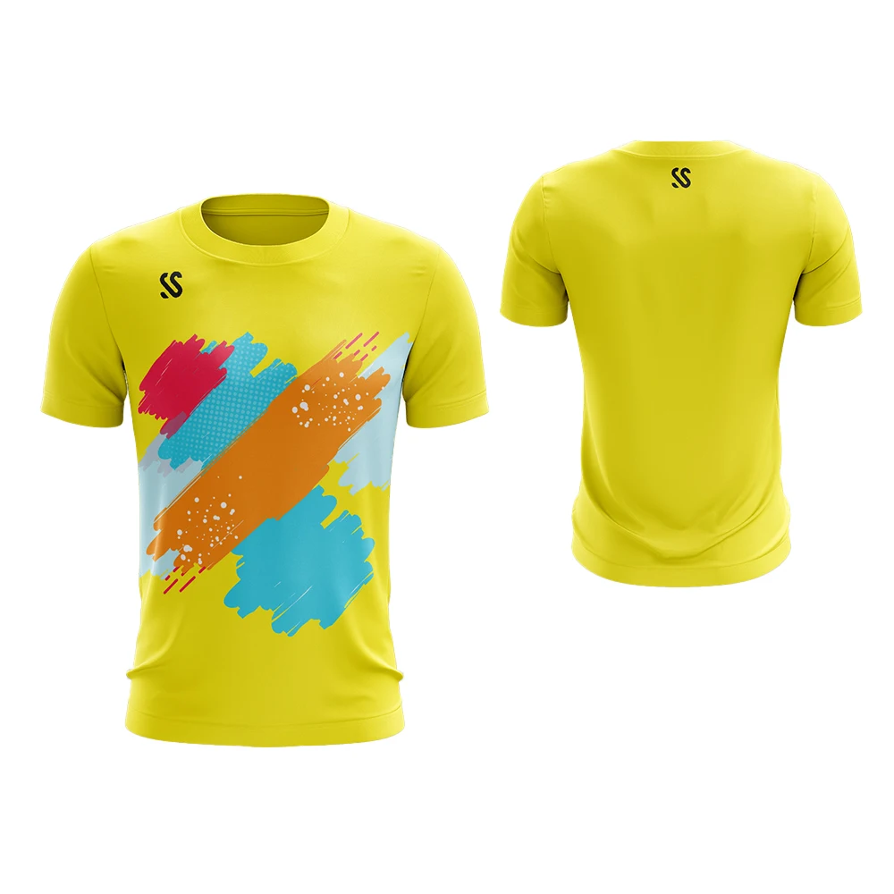 Hurtownia odzieży sportowej Badminton koszule DIY niestandardowy zespół nazwa/numer BreathableQuick suche koszulki do biegania szkolenia nosi