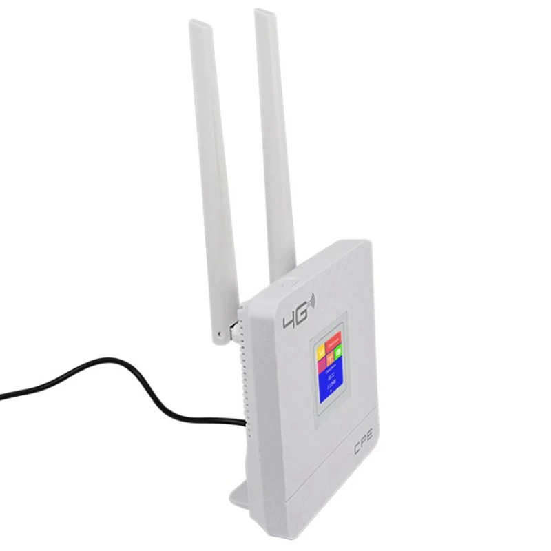 Cpe903 3g 4G Портативный точка доступа Lte Wifi роутер Wan/Lan порт две внешние антенны разблокированный беспроводной роутер CPE с sim-картой Slo