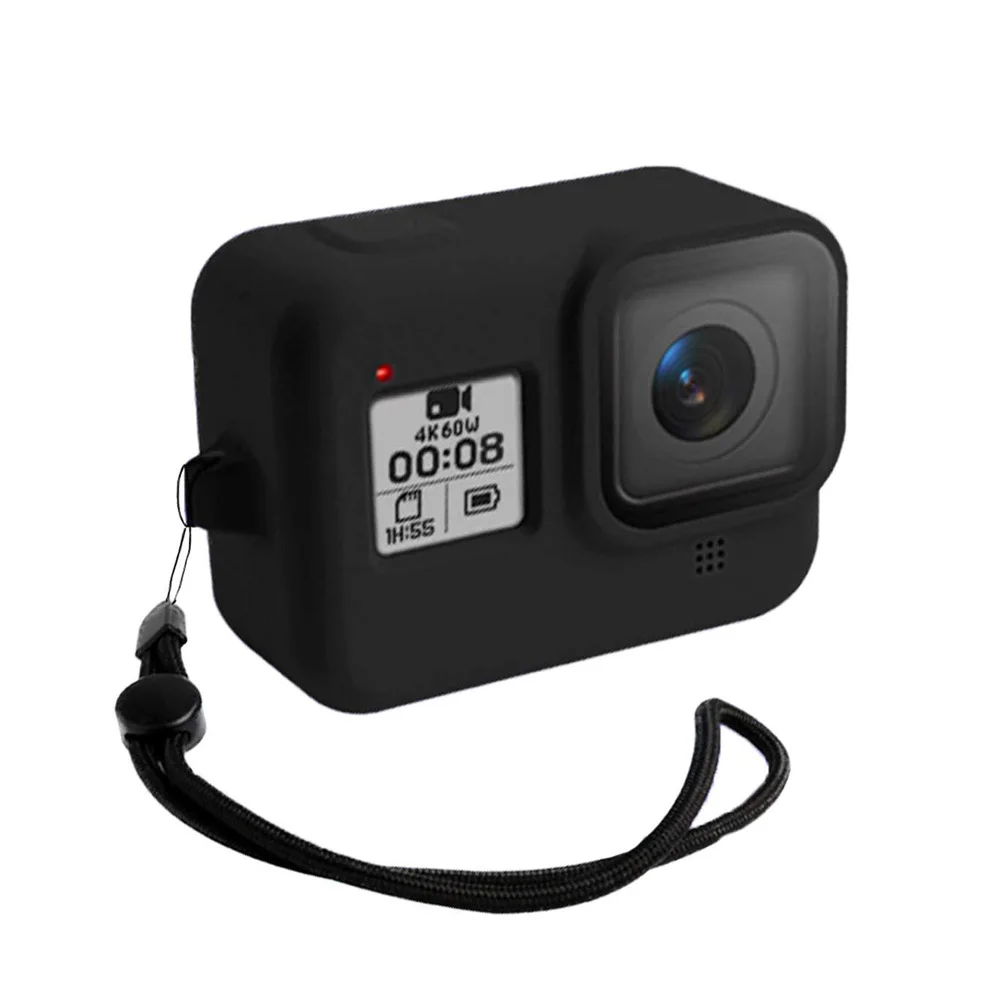 Пластиковая черная рамка для GoPro Hero 8, Черная защитная оболочка для GoPro HERO 8, аксессуары для экшн-камеры