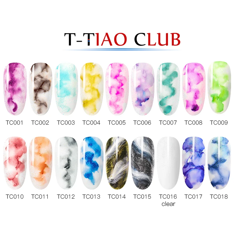 T-TIAO CLUB Blooming Painting Nail Gel Polish Effect Flower Blossom Nails Gel Soak off UV Gel Varnish Manicure Nail Art Lacquer