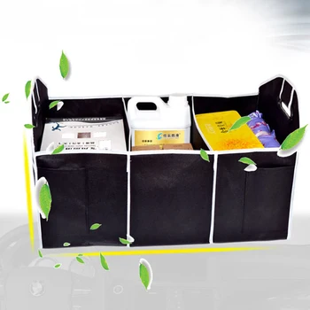 

Foldable Car Organizer Box Portable Multifunctional Non-woven Storage Case Automotive Interior Accessories