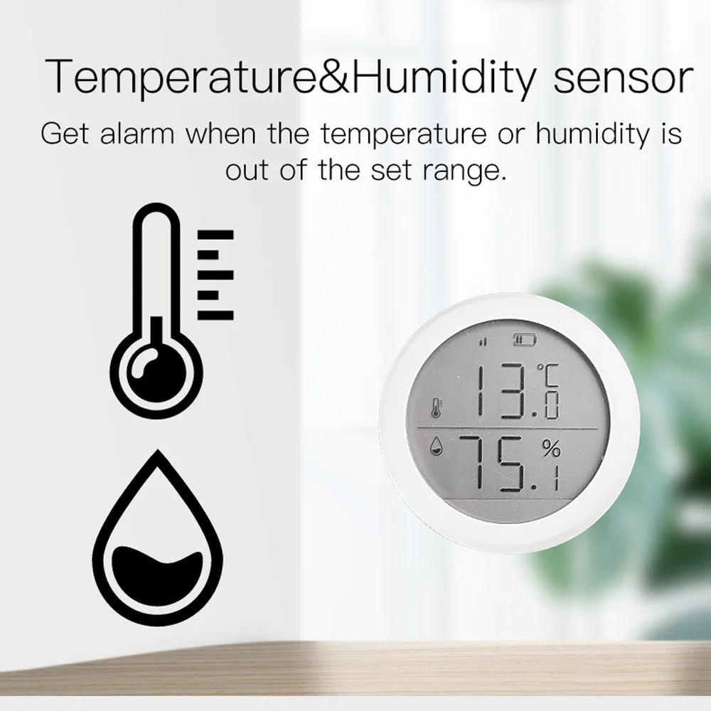 Tuya smart zigbee предельный датчик температуры и влажности может проверить запись