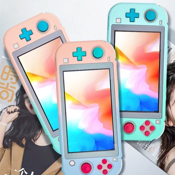 

For Nintendo Switch Lite New Full Protection Game Case Animal Crossing Hard Shell Back Cover Anti-Scratch