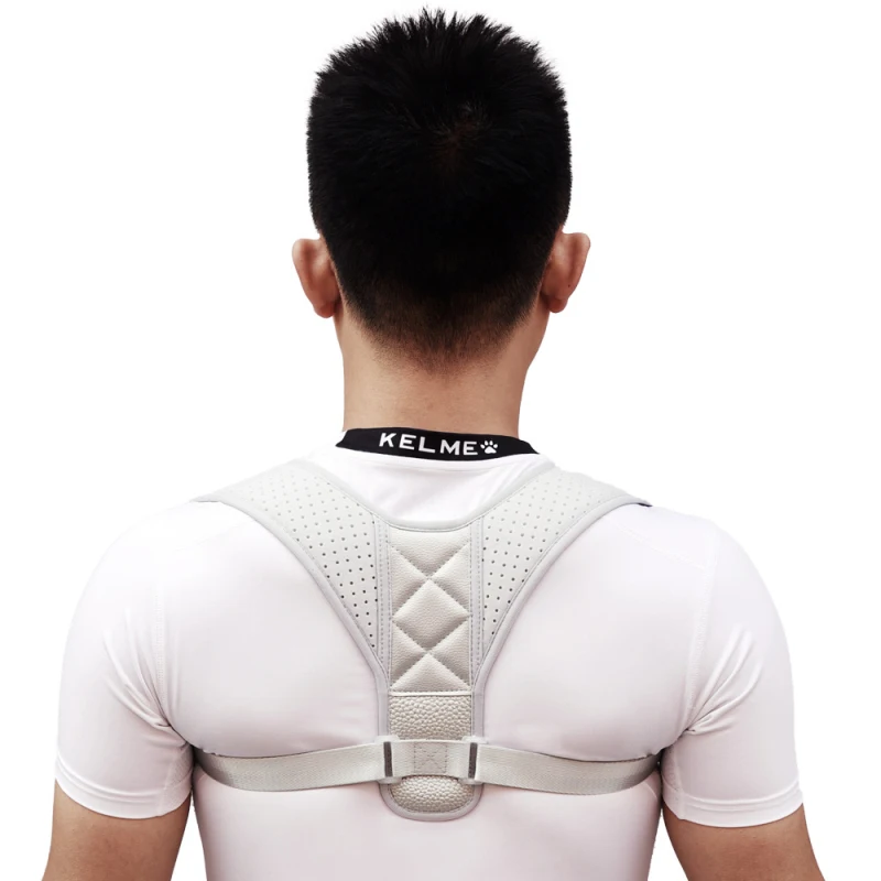 

Adjustable Back Posture Corrector Clavicle Spine Back Shoulder Lumbar Brace Support Belt Breathable Fabric Back Protector
