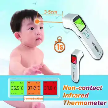 

Baby Thermometer Infrared Digital LCD Body Measurement Forehead Ear Non-Contact Adult Body Fever IR Children Thermometer