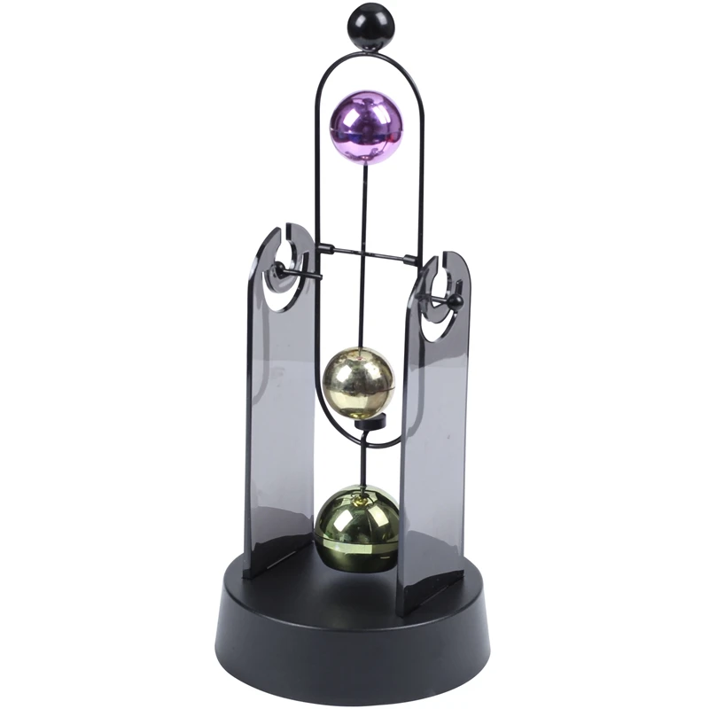  HOT Perpetual Motion Desk Toy Electronic Shake Wiggle Device Swinging Kinetic Art Craft Desk Decora