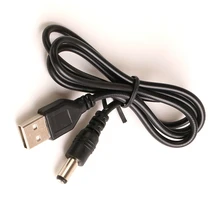 80 см DC5.5 USB кабель для зарядки 5,5 мм* 2,1 мм USB для DC 5,5*2,1 мм Кабель питания Jack 100 шт./лот