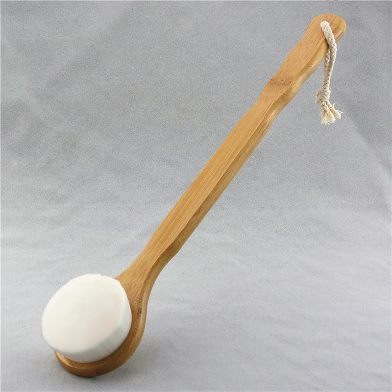 

2022 Fashion 40 Cm Long Bamboo Handle Bath Brush Fiber Bath Massage Rubbing Back Brushing Body Bath Brush Body Cleaner Scrubbers