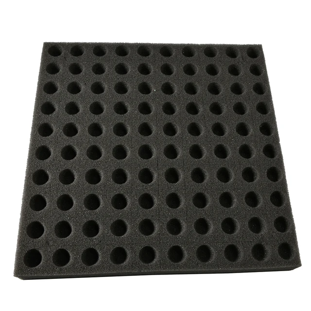 100Db Fehér Palánták Szivacs Segélye Hidroponikus Óvodai Edények Klónozó Gallér Kerti Tenyésztési Növények Ültetése - Image 4