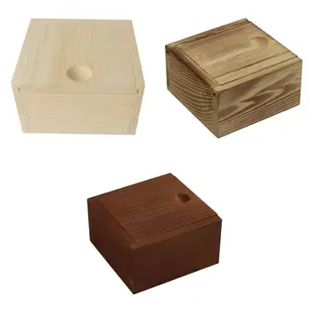 

3x Multi-pupose Wooden Jewelry Storage Box Organization Storage Box