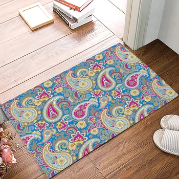 

Traditional Indian Motifs Door Mat Outdoor Indoor Bathroom Carpet Welcome Mats For Front Door