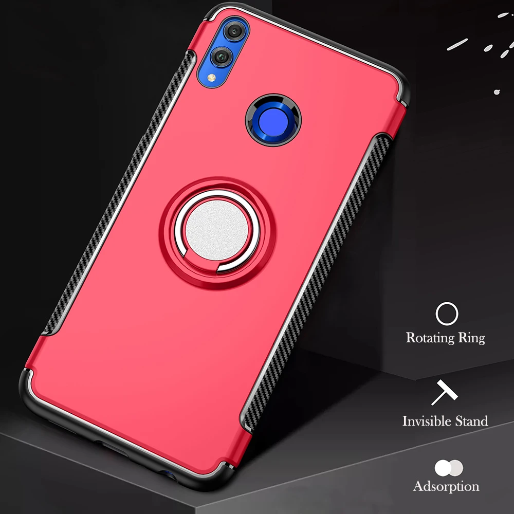 Чехол для huawei Honor 8X9 10 Lite V20 20 Pro 20i 8 8S 7X V9 Play Note 10 чехол s автомобильный Магнитный чехол-подставка для huawei Nova 4 3i 3 2S