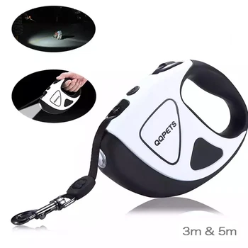 LED Retractable Dog Leash - 3m/5m