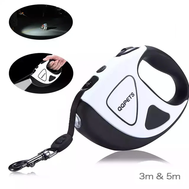 LED Retractable Dog Leash - 3m/5m