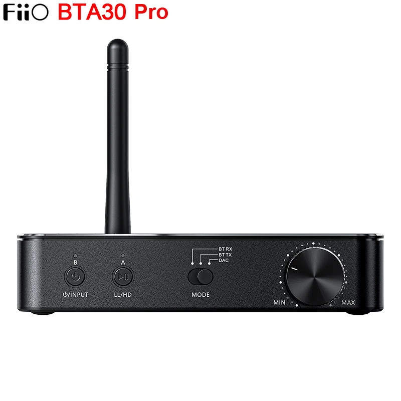 FiiO BTA30 Pro High Fidelity Bluetooth Transcerver ES9038Q2M CSR8675 XMOS receiver chip 384k/DSD256 APP remote control