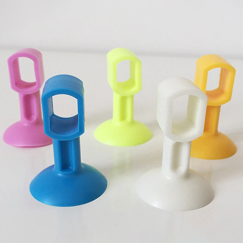 

Handle Anti-collision Silicone Door Suction Bathroom Door Bumper Rubber Door Stop Anti-collision Broken Bridge Suction