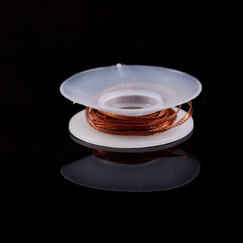 

New New 5ft 2.0mm Desoldering Braid Solder Remover Sucker Flux Wick Cable Wire Lead Wholesale 5PCS