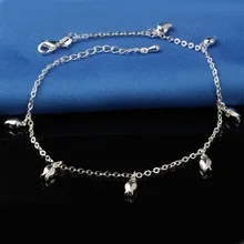 Стиль ножной браслет женский корейский стиль Мода Роза хипстер ножной браслет украшения