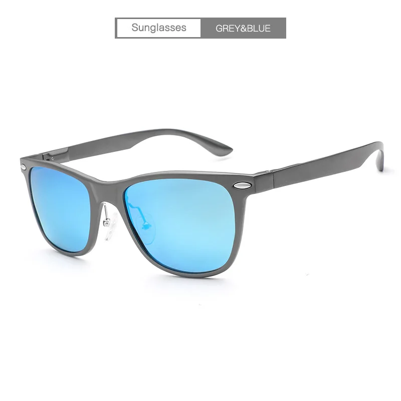Rivet Men Polarized Sunglasses Women Vintage Classic Man Glasses Coating Mirror Gradient Lens Ladies Eyewear UV400 Shades - Цвет линз: 3